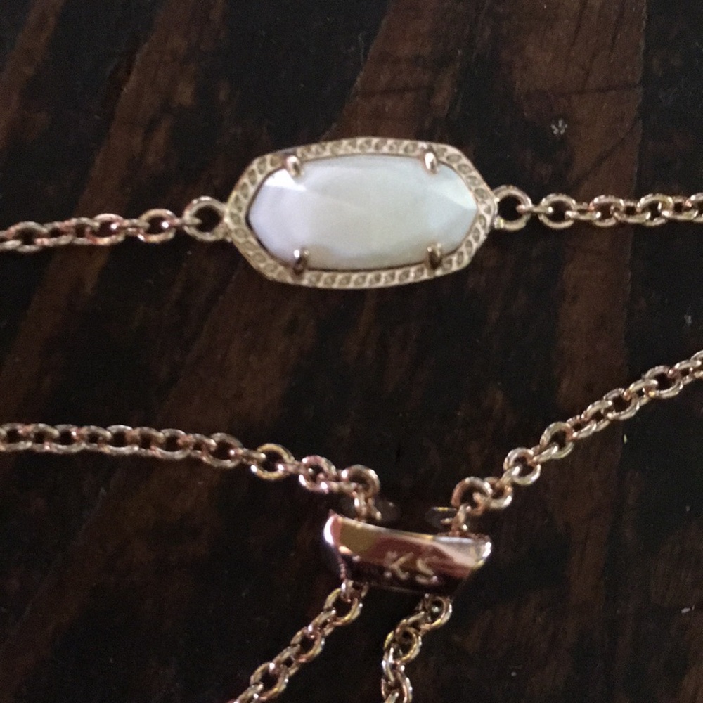 Kendra Scott Elaina Rose Gold Mother of Pearl